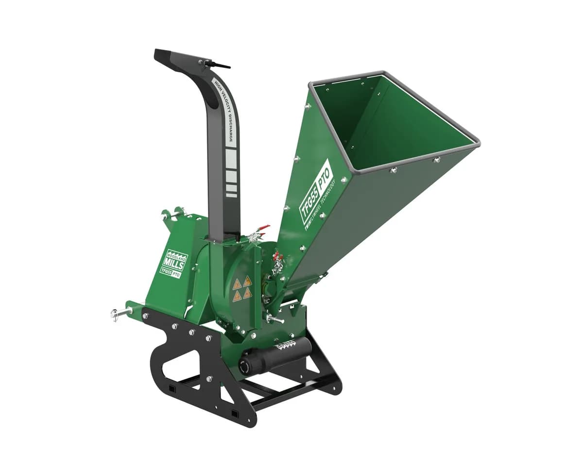Woodland Mills TFG55 PTO 5-inch gravity-feed wood chipper