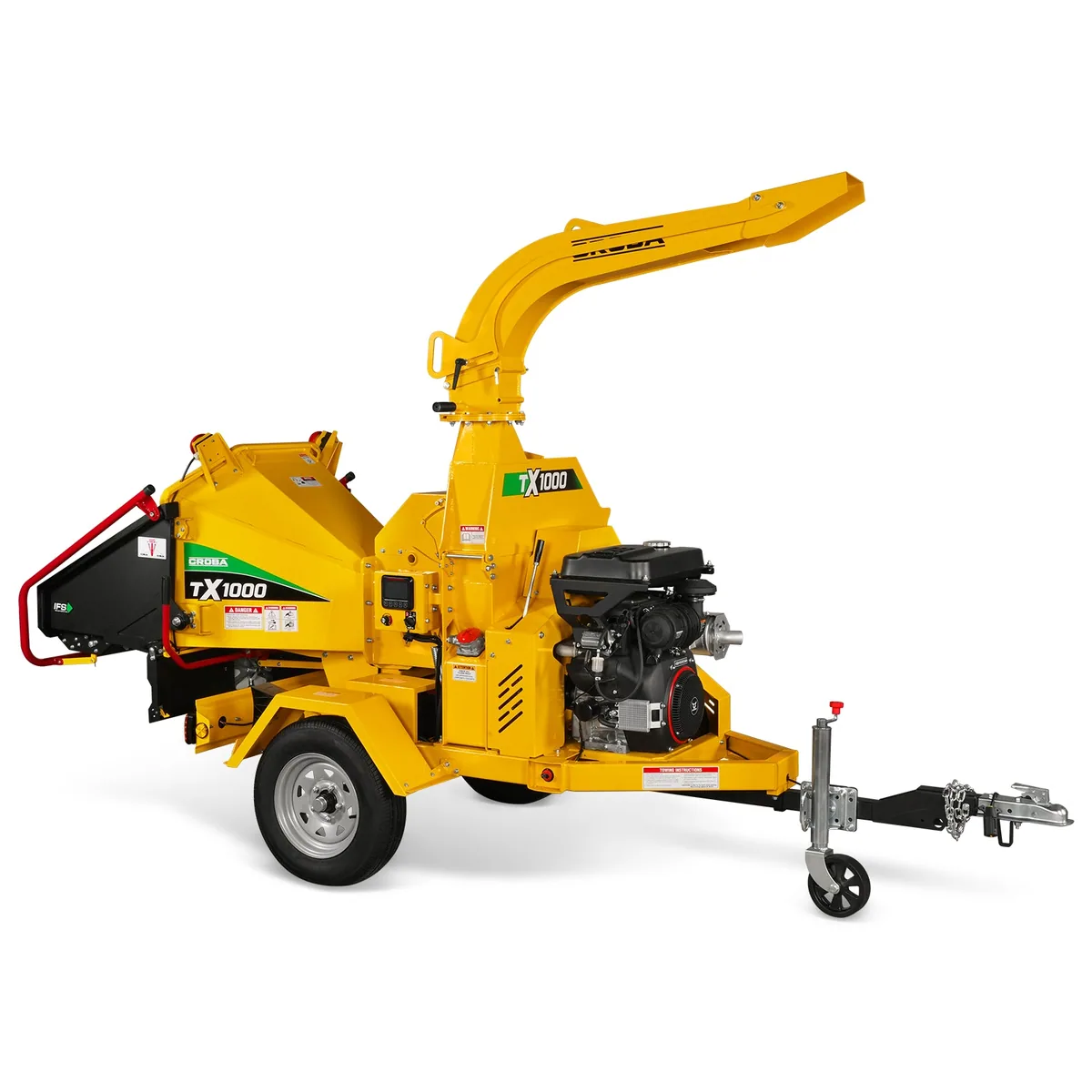 MechMaxx CROBA TX1000 commercial 8-inch woodchipper